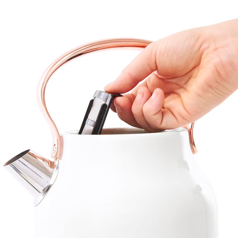 Haden Heritage 1.7 Liter Stainless Steel Electric Tea Kettle