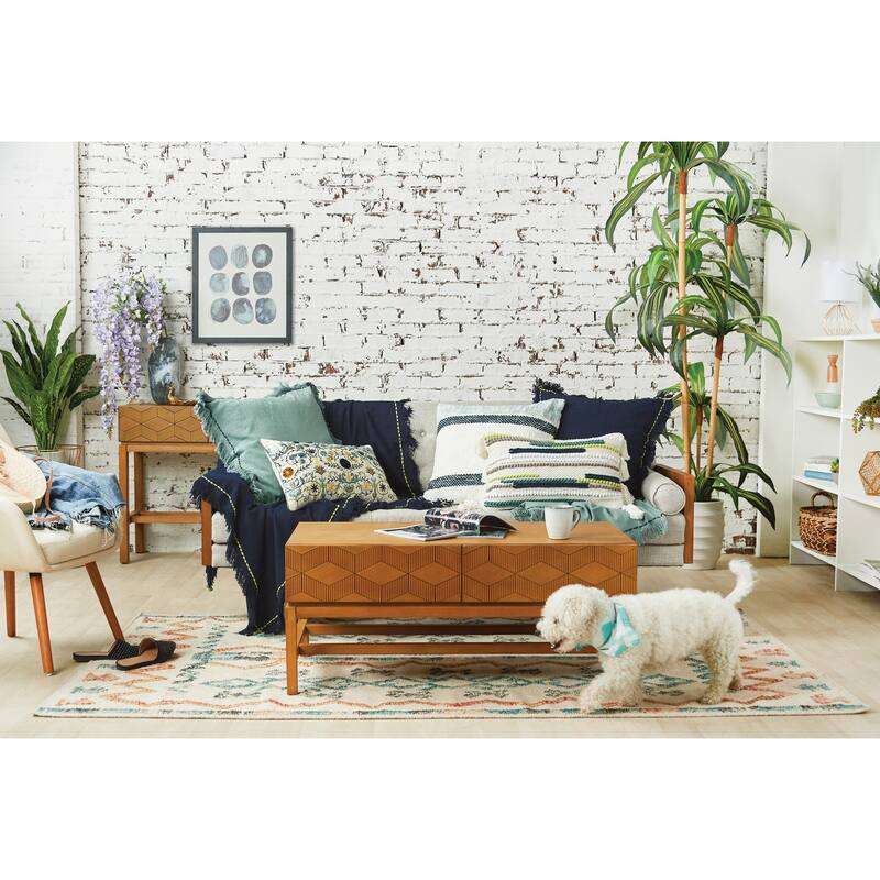 Cheryl Indigo 50" x 60" Throw Blanket