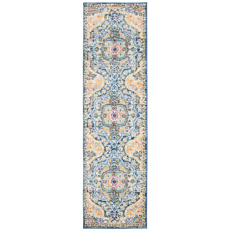The Curated Nomad Sunset Distressed Vintage Bohemian Rug