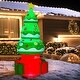 preview thumbnail 5 of 3, 5.6 FT Christmas Inflatable Tree Blow Up Xmas Trees with Multicolor LED Lights