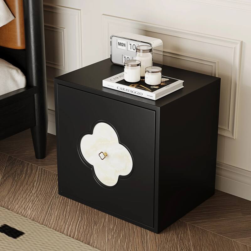19.6'' W Nightstand With Storage, Bedside Table, Accent Cabinet With Door
