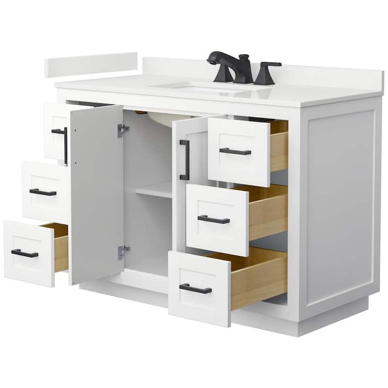 Wyndham Collection WCF292948S-QTZ-US3MXX Miranda 48" Free Standing