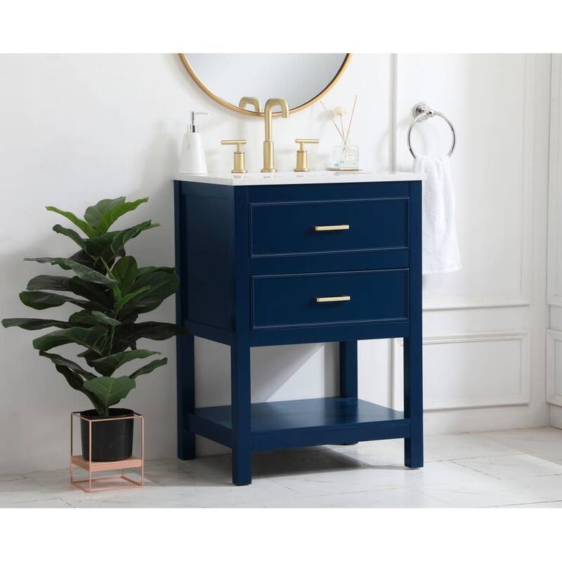 Elegant Lighting VF19024 Sinclaire 24" Free Standing Single Basin