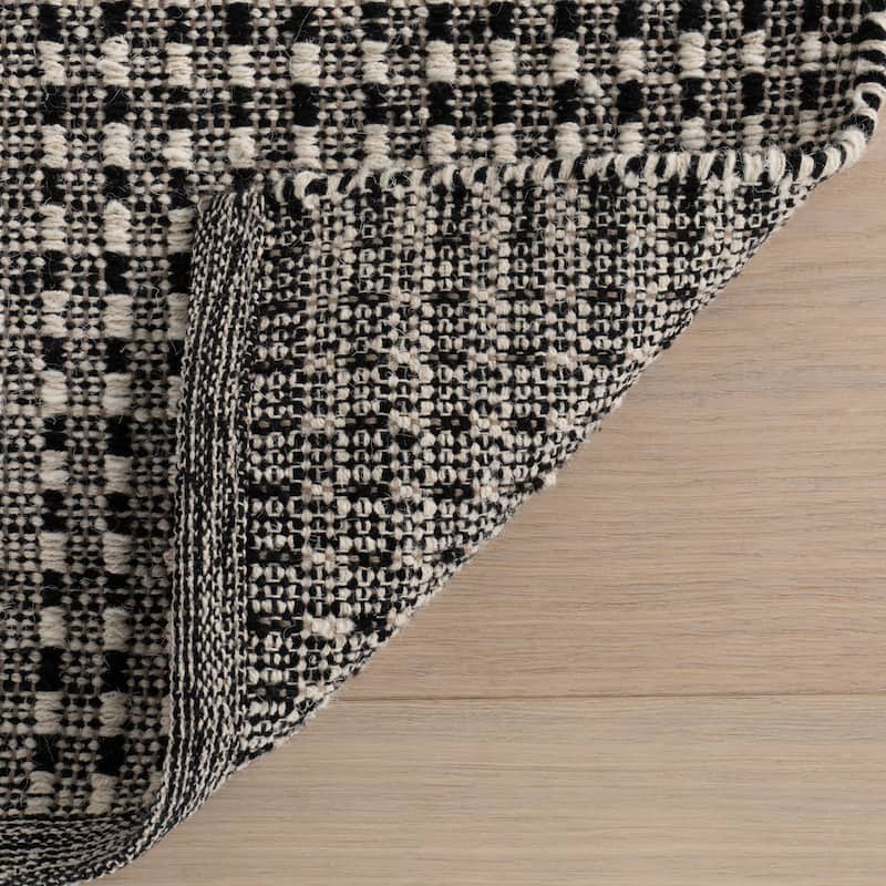 Carmeon Hamilton Tula Textured Stripe Handwoven Rug