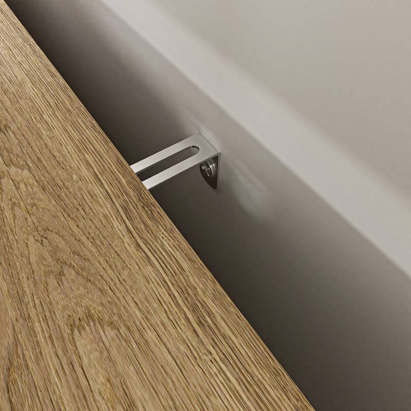 Wood Cabinet with Adjustable Shelf