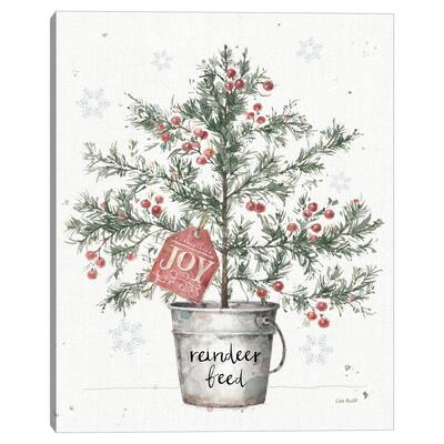 A Christmas Weekend III Greenery by Lisa Audit Canvas Art Print
