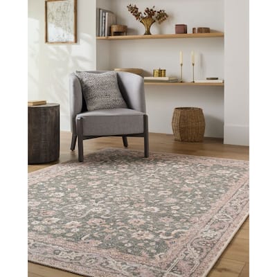 Livabliss Amelie Traditional Washable Area Rug