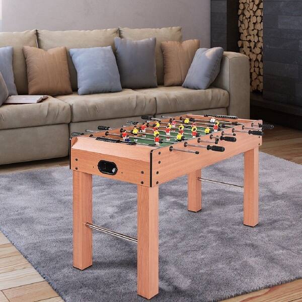 Shop Costway 48 Foosball Table Competition Game Soccer Arcade Sized 48 X 24 X 31 L X W X H Overstock 17157373
