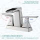 preview thumbnail 15 of 18, Vanityfair Double Handle Centerset Waterfall Bathroom Sink Faucet with Drain Assembly