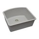 preview thumbnail 4 of 8, Lexicon Platinum 2321D Quartz Composite Single Bowl Kitchen Sink