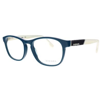 Diesel DL5190 090 Blue Rectangle Optical Frames for unisex