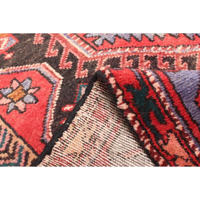 ECARPETGALLERY Hand-knotted Andelz Red Wool Rug - 4'5 x 7'5