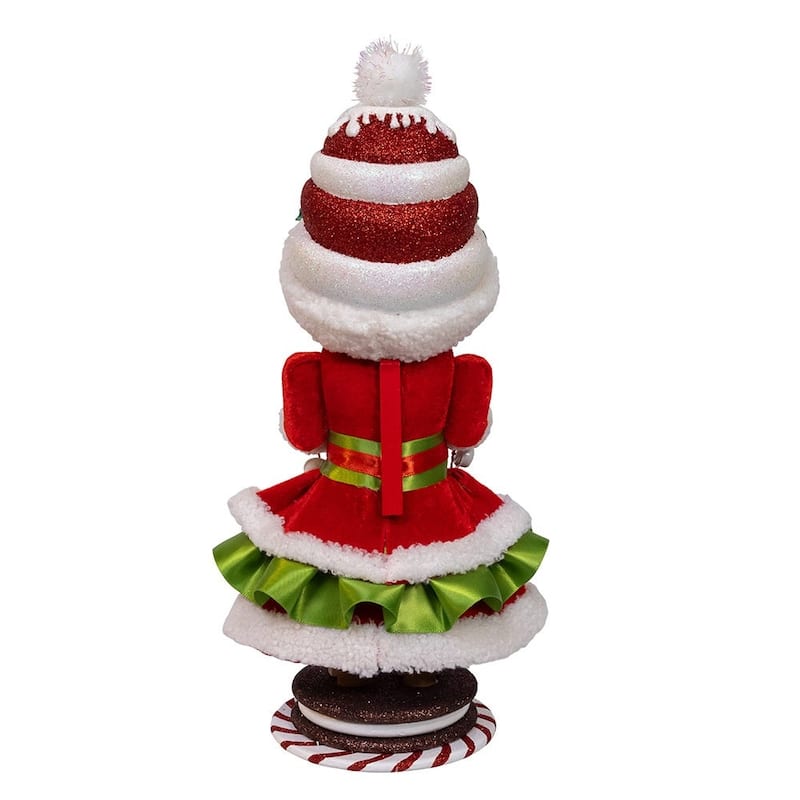 Kurt Adler 14-Inch Hollywood Nutcrackers Mrs. Claus Gingerbread Nutcracker
