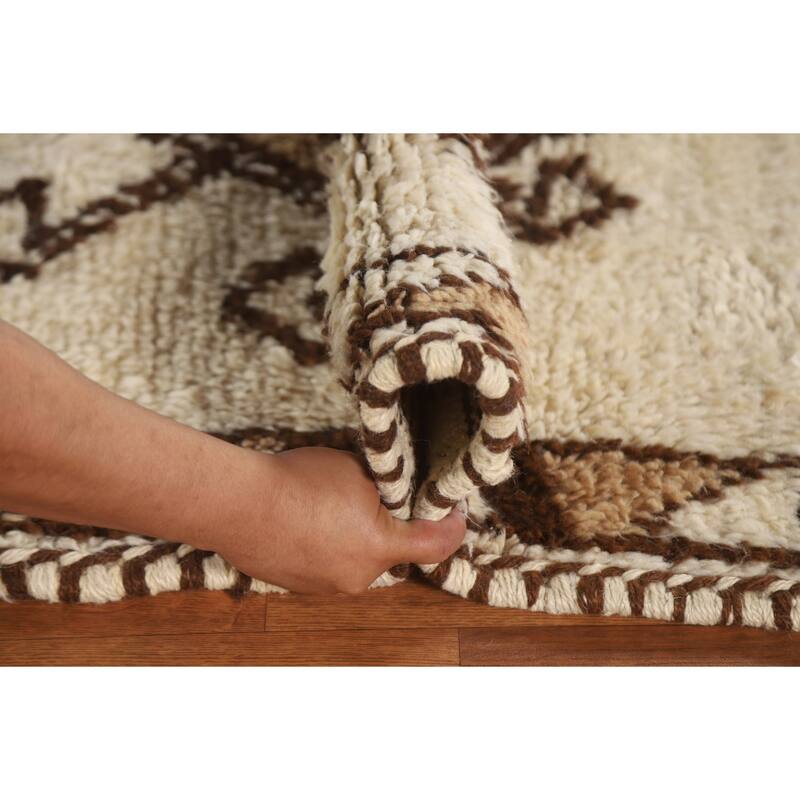 Vegetable Dye Anatolian Turkish Runner Rug Hand-knotted Wool Carpet - 3'3"x 10'4"