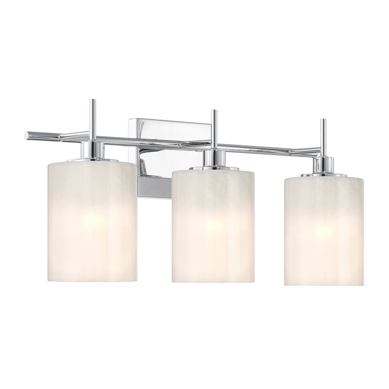 Bellevue SHBF14699 3 Light 22" Wide Vanity Light with Strié Glass