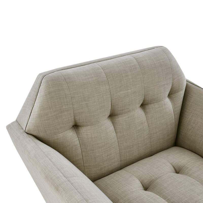 INK IVY Newport Wide Mid-Century Modern Lounge Chair