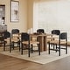 preview thumbnail 3 of 20, Christopher Knight Home - Sage Boho Acacia Wood Dining Chair 6 Piece - Black