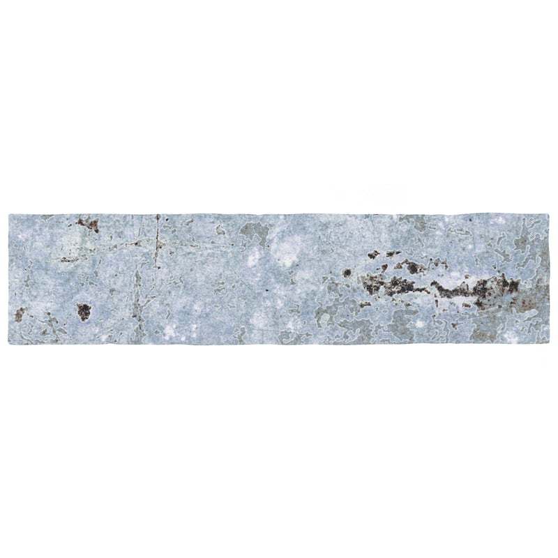 Merola Tile London Blue Glossy 3" x 12" Ceramic Wall Tile