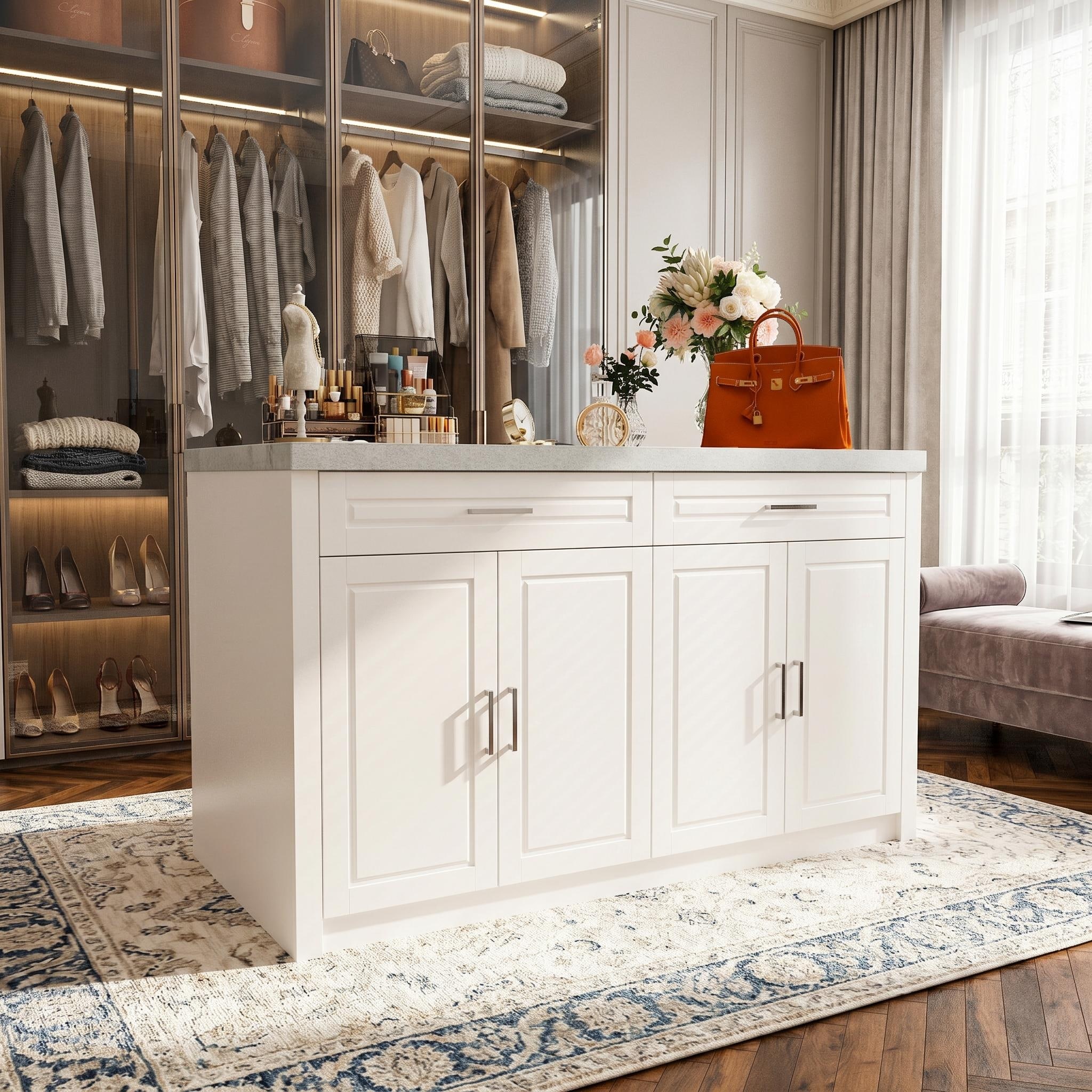 dresser and hutch White the Modelli Seven Drawer Dresser with Optional Hutch Top is ready for your bedroom furniture collection Hutch Included Dressers - Bed