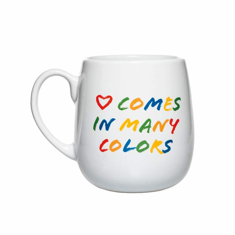 Amici Home Love Comes In Many Colors Coffee Mug - 20 oz - 20 oz