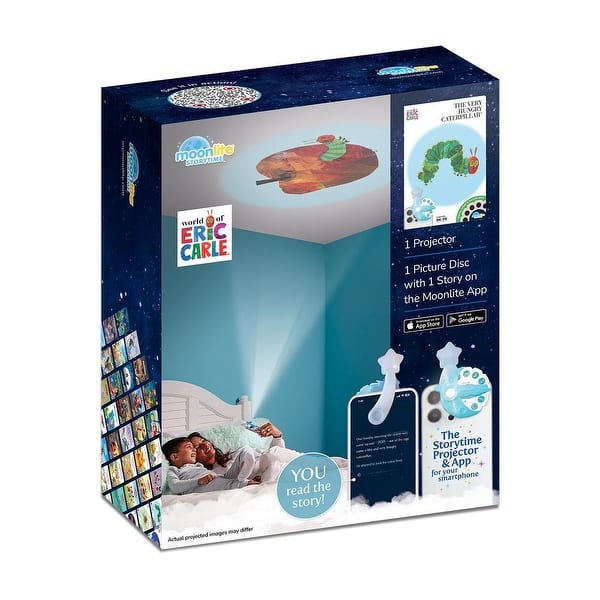 slide 1 of 1, Eric Carle: The Very Hungry Caterpillar 1 Story Projector Pack