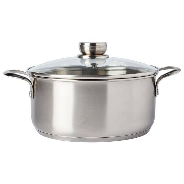 Frigidaire Ready Cookware 5Qt Stainless Steel Dutch Oven. Opens flyout.