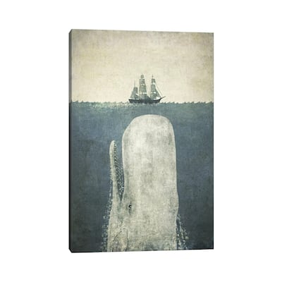 iCanvas "White Whale" by Terry Fan Canvas Print