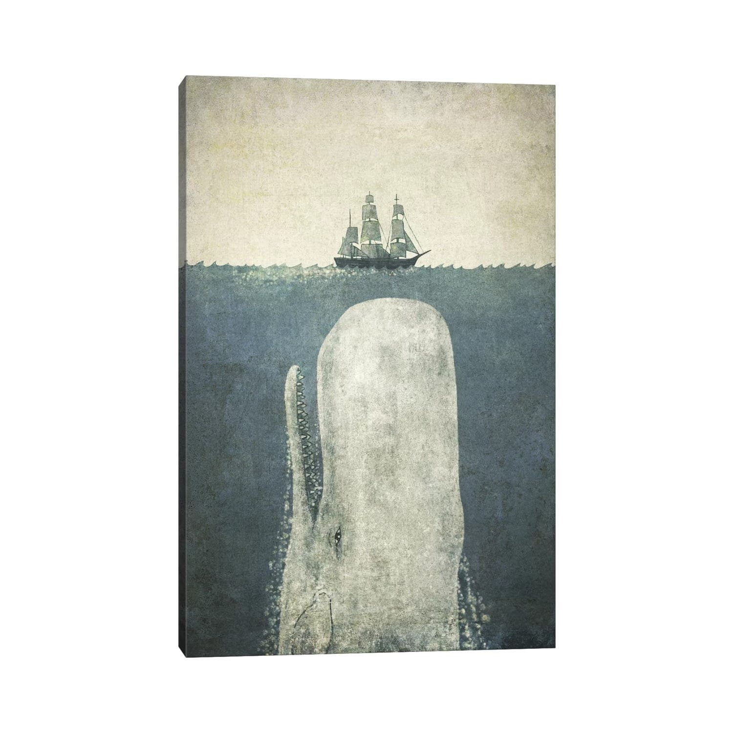 iCanvas "White Whale" by Terry Fan Canvas Print
