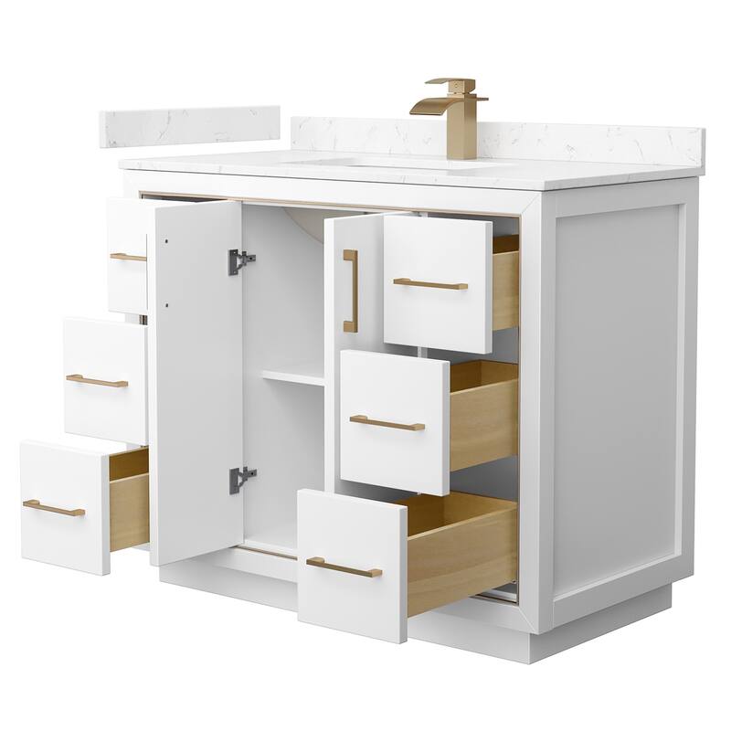 Wyndham Collection WCF1111-42S-VCA-MXX Icon 42" Free Standing Single