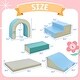 preview thumbnail 7 of 16, 10 in 1 Soft Climb and Crawl Foam Playset, Soft Foam Nugget Block, Kids Crawling and Climbing Indoor Active Play Structure
