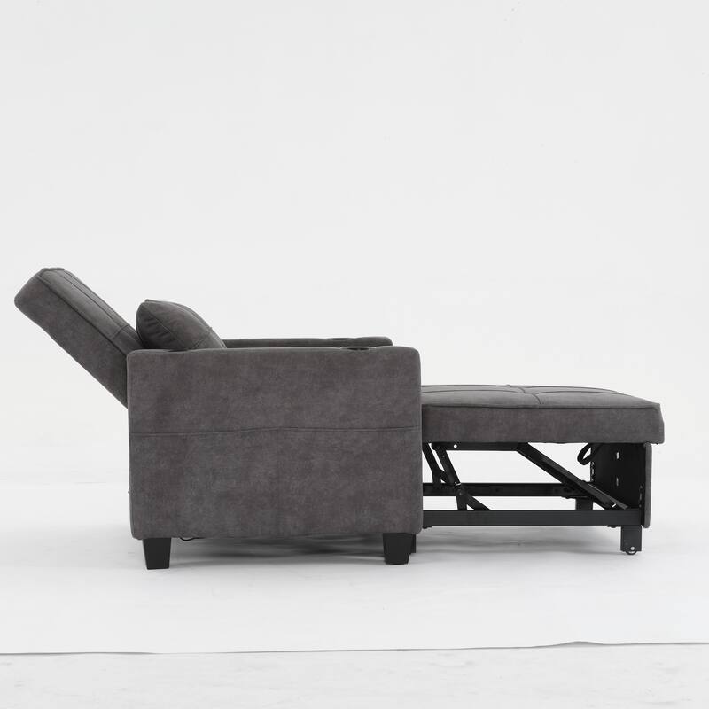 Pull Out Recliner Chair Bed Convertible 3 in 1