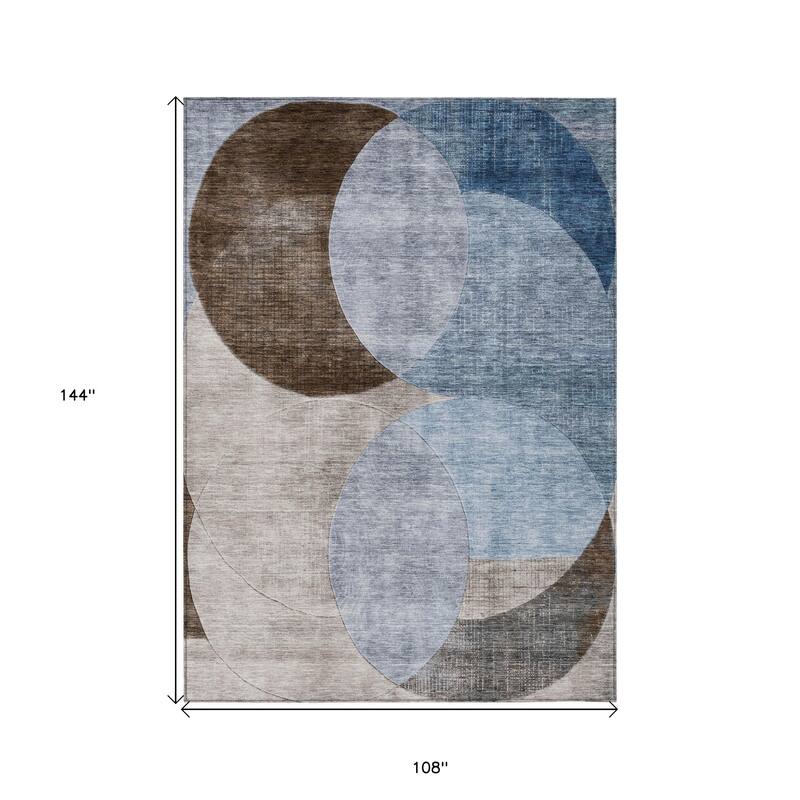 HomeRoots Geometric Transitional Rectangle Outdoor Rug