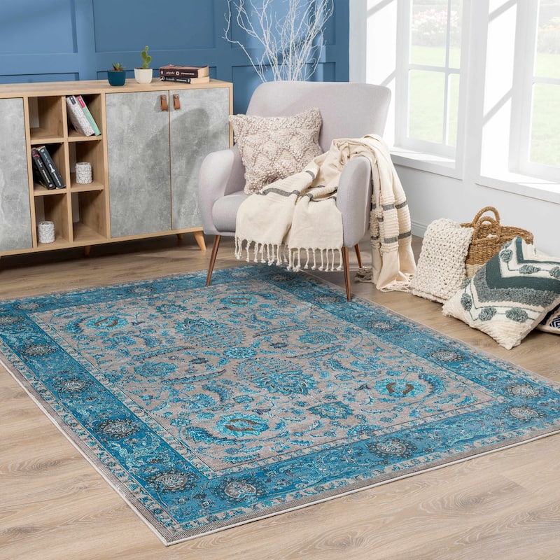 Hauteloom Mardin Oriental Persian Traditional Area Rug