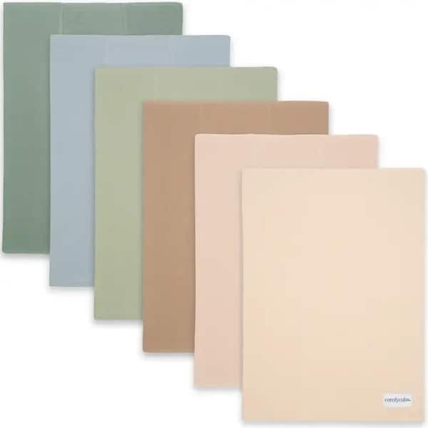 slide 2 of 75, Baby Burp Cloths Set, Large 6-Layer, 100% Cotton Comfy Cubs