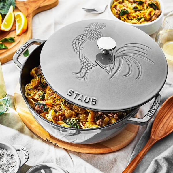 STAUB Cast Iron 3.75-qt Essential French Oven Rooster - Bed Bath & Beyond -  15361482