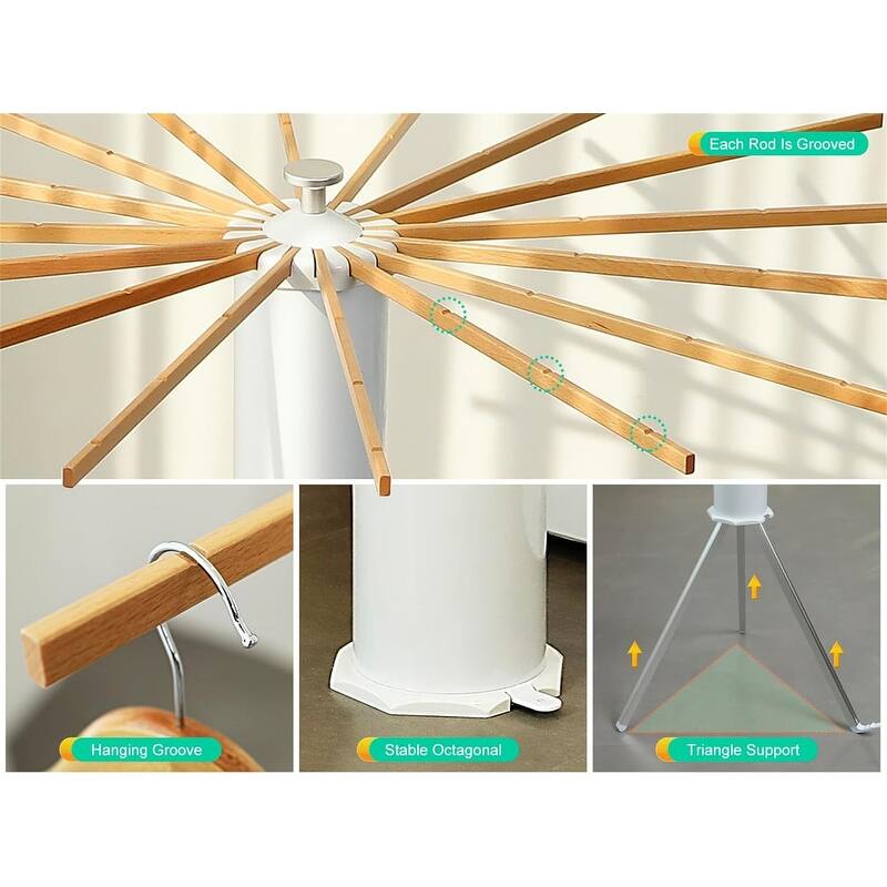 Expandable Cylinder Tripod Rack - Collapsible Stand