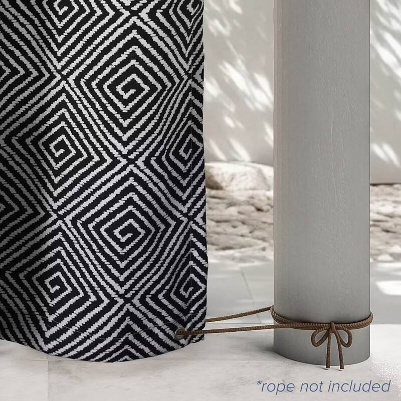 Outdoor Gobi Print UV Protected and Privacy Grommet Panel