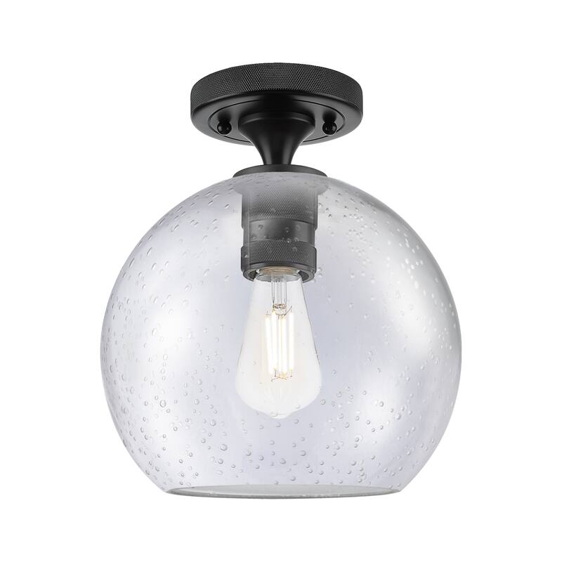 Innovations Lighting Downtown Urban - Crown Point - 1 Light 8" Athens Flush Mount Light