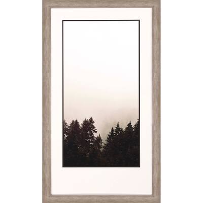 Misty Peak I Framed Art Giclee Under Glass - Black