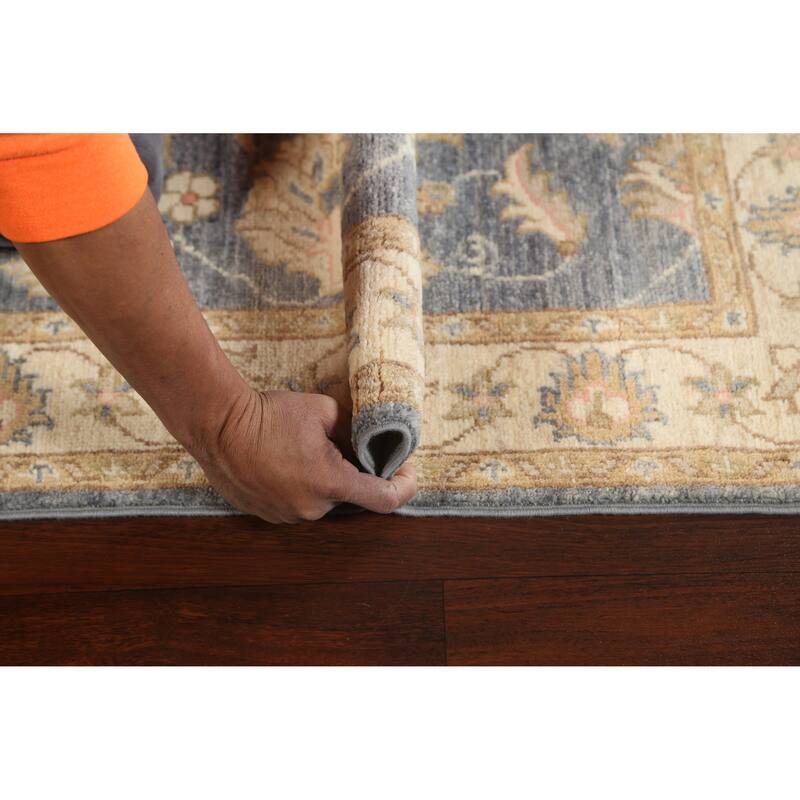 Vegetable Dye Floral Oriental Peshawar Chobi Runner Rug Hand-knotted - 2'8" x 9'8"