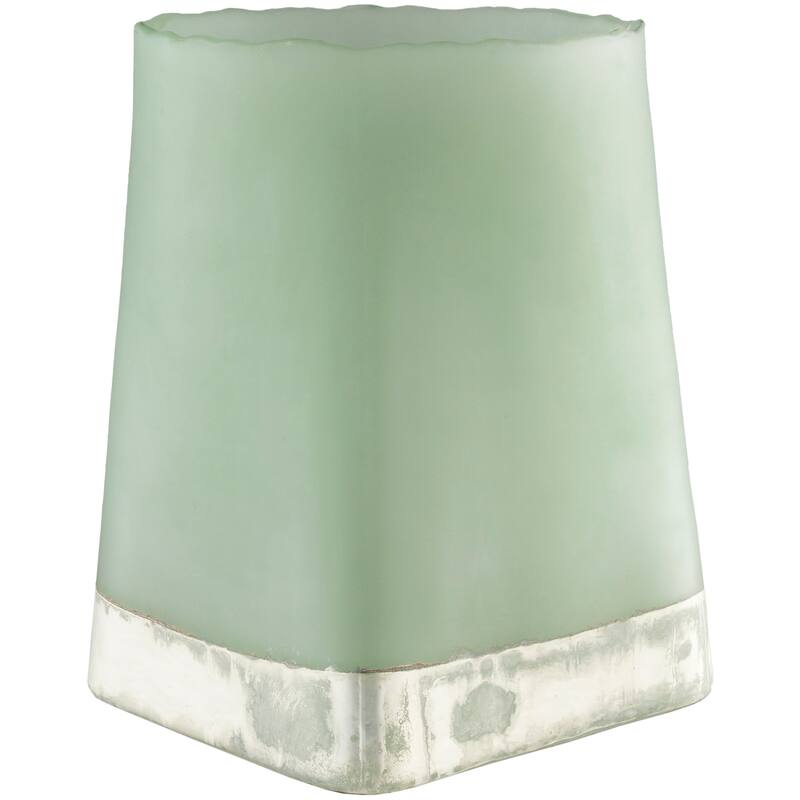 Loegairh Green Glass Traditional Decorative Vase - 15 to 20 Inches