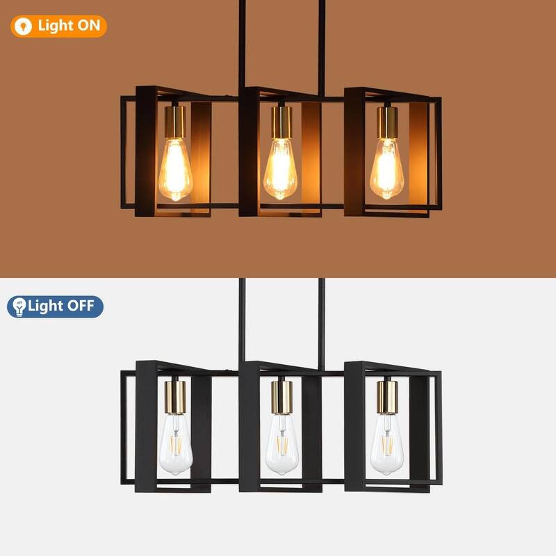 Kitchen Island Lighting Fixture, Dining Room 4 Lights Chandeliers