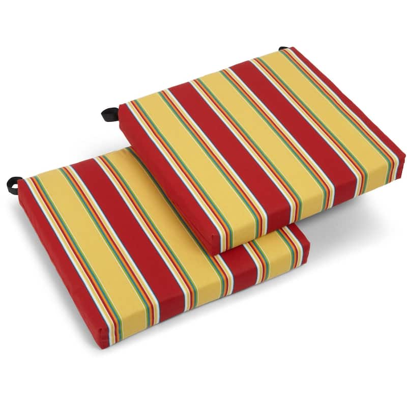 20-inch by 19-inch Indoor/Outdoor Chair Cushions (Set of 2) - 20 x 19 - Haliwell Multi
