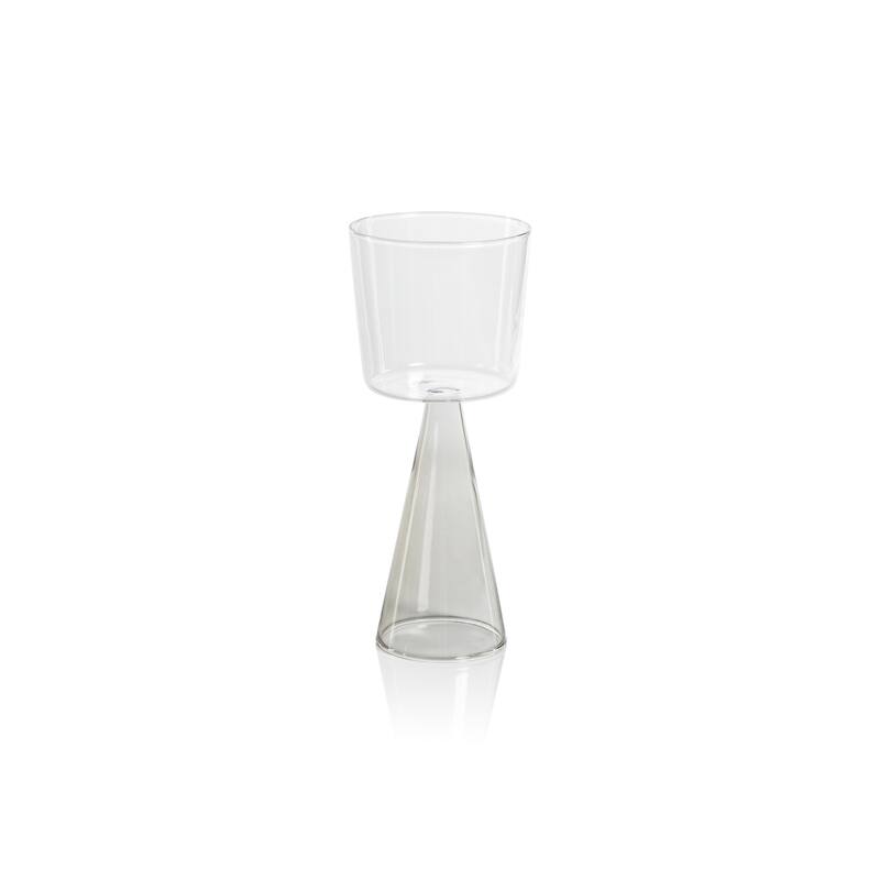 Viterbo Wine White Wine Glasses, Set of 4 - Smoke