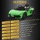 preview thumbnail 16 of 32, 12V Ride Electric Car for Kids, Licensed Lamborghini Vehicles Battery Powered Sports Car