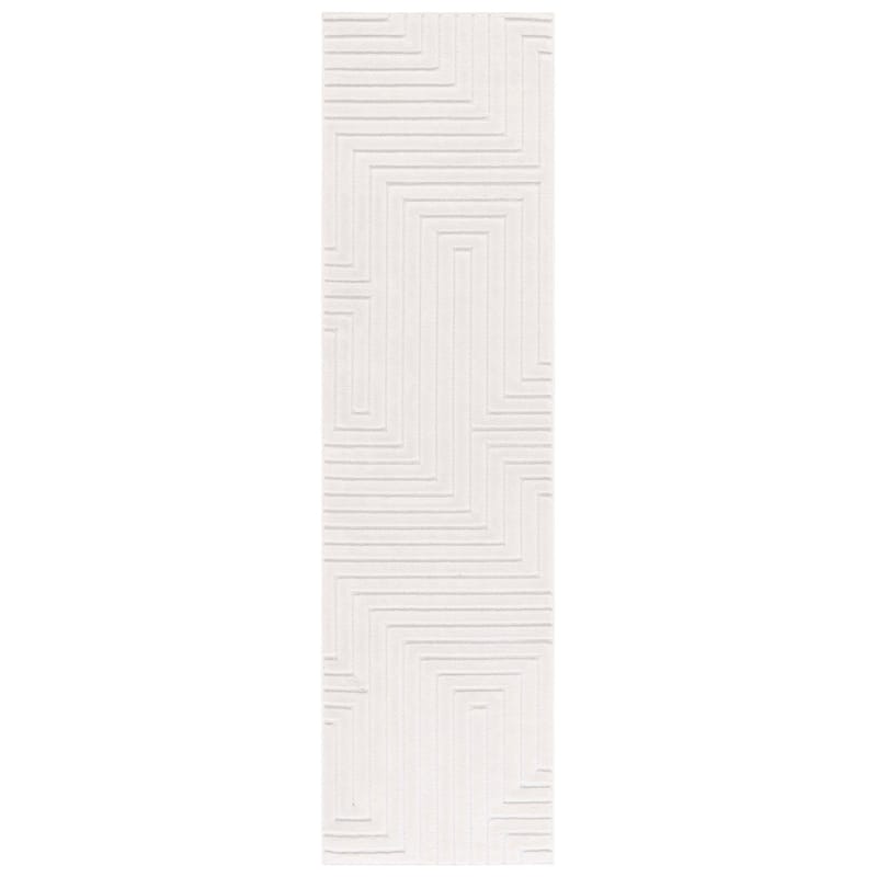 SAFAVIEH Selena Catrin Modern Contemporary Rug - 2'2" x 8' Runner - Ivory