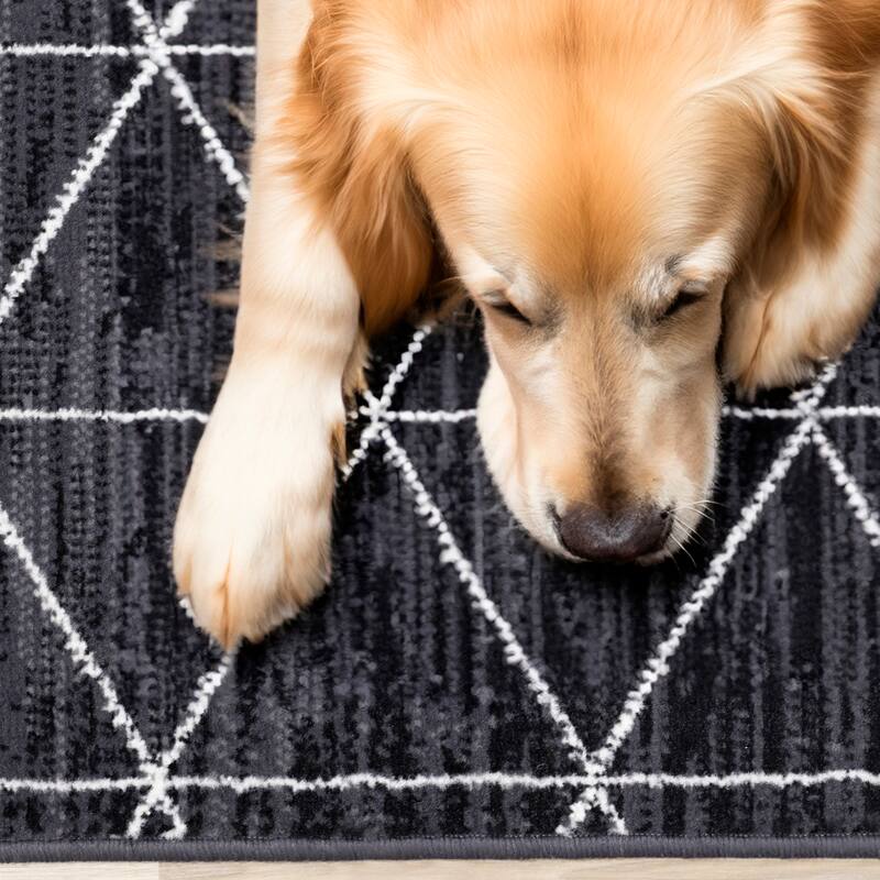 Florence Grey Cream Tri-Structure Rug