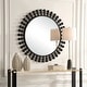 preview thumbnail 5 of 3, Uttermost 08237 Aziel 44" Sunburst Flat Metal Framed Accent Mirror