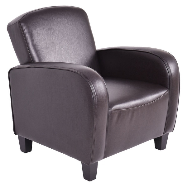 Shop Costway Modern Accent Arm Chair Single Sofa Seat ...