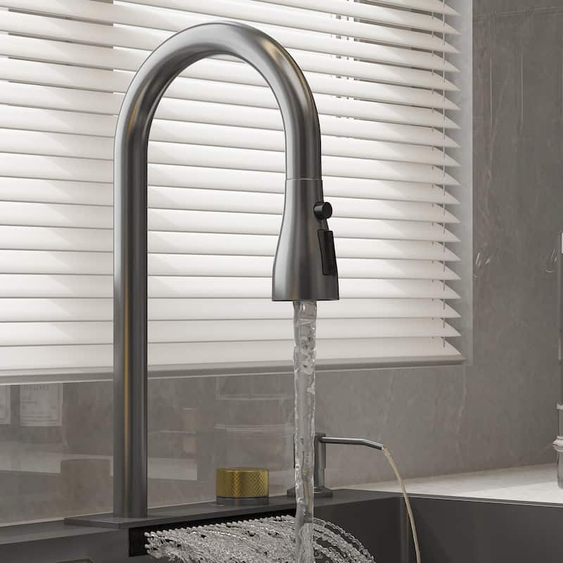 32.2"W Apron Single Bowl Workstation Kitchen Sink 304 Stainless Steel
